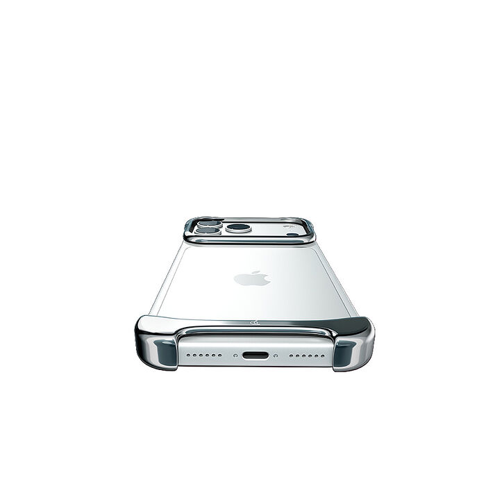 iPhone 18 Pro Max ARC Pulse 航太級鋁製極簡保護殼-鏡面銀