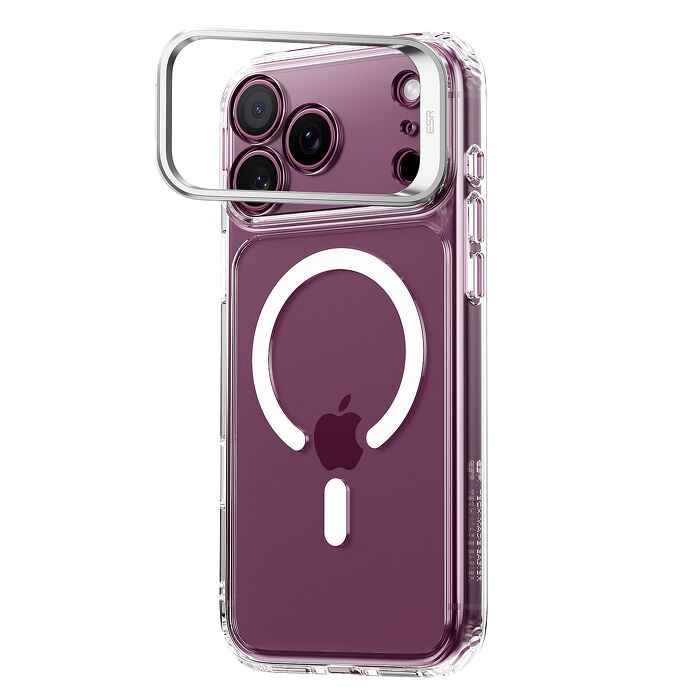 iPhone 18 Pro Max/17 Pro Max ESR 巧匯鏡頭支架磁吸殼-剔透白