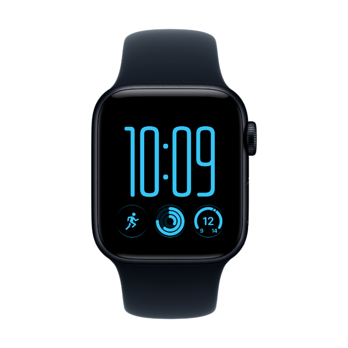 【預購】Apple Watch SE 3GPS 40mm 午夜色錶殼配海軍藍色錶帶-M/L(MJL14TA/A)