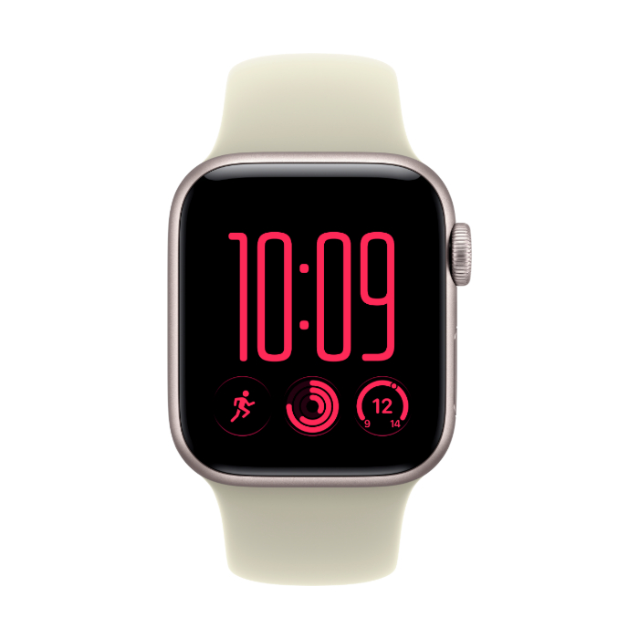 【預購】Apple Watch SE 3 GPS+Cellular 40mm 星光色錶殼配沙色錶帶-S/M(MJLC4TA/A)