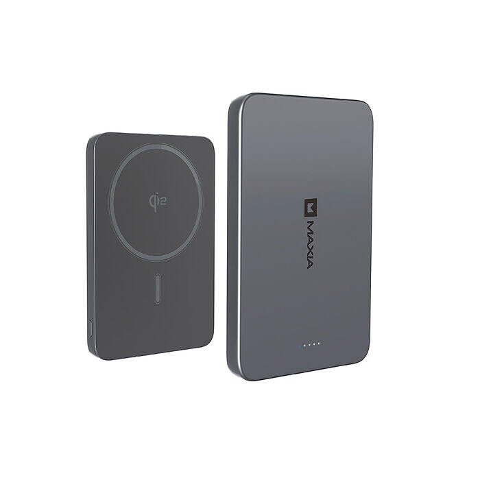 MAXIA POWER M 5000mAh半固態磁吸行動電源-灰