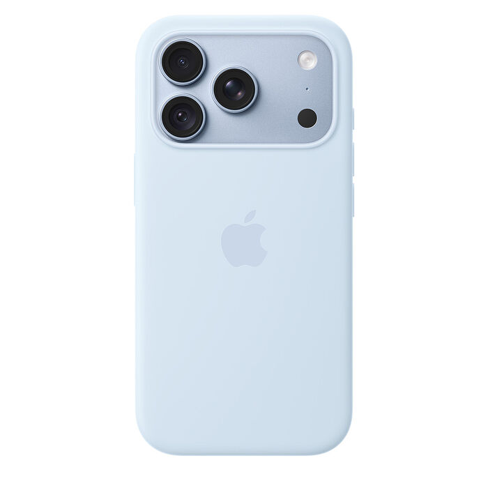 iPhone 18 Pro MagSafe 矽膠保護殼-清爽藍色