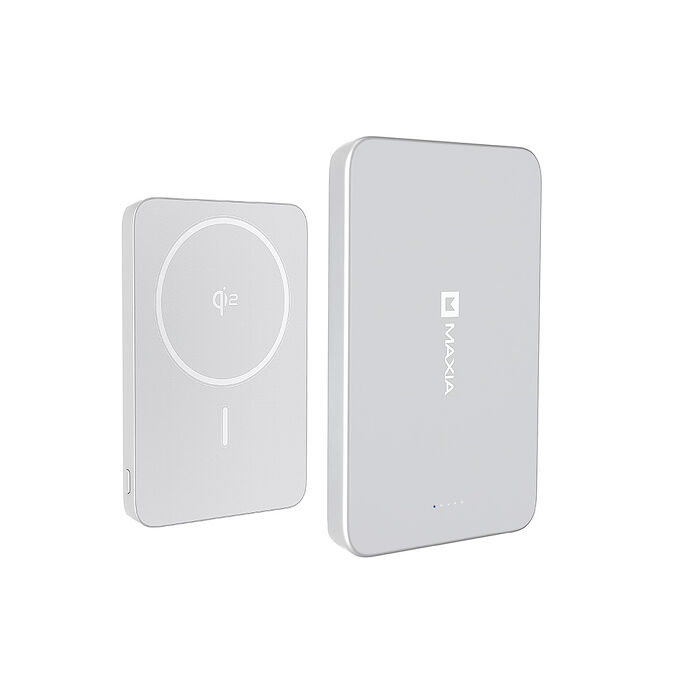 MAXIA POWER M 5000mAh半固態磁吸行動電源-銀