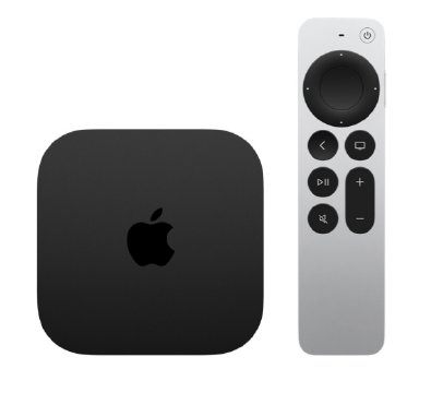 Apple TV 4K  第4代 (Wi-Fi+乙太網路) 128GB (黑)