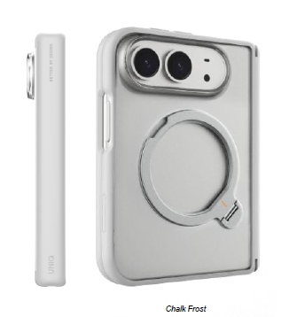 iPhone Duo UNIQ Veren 360磁吸支架防摔殼-霧白