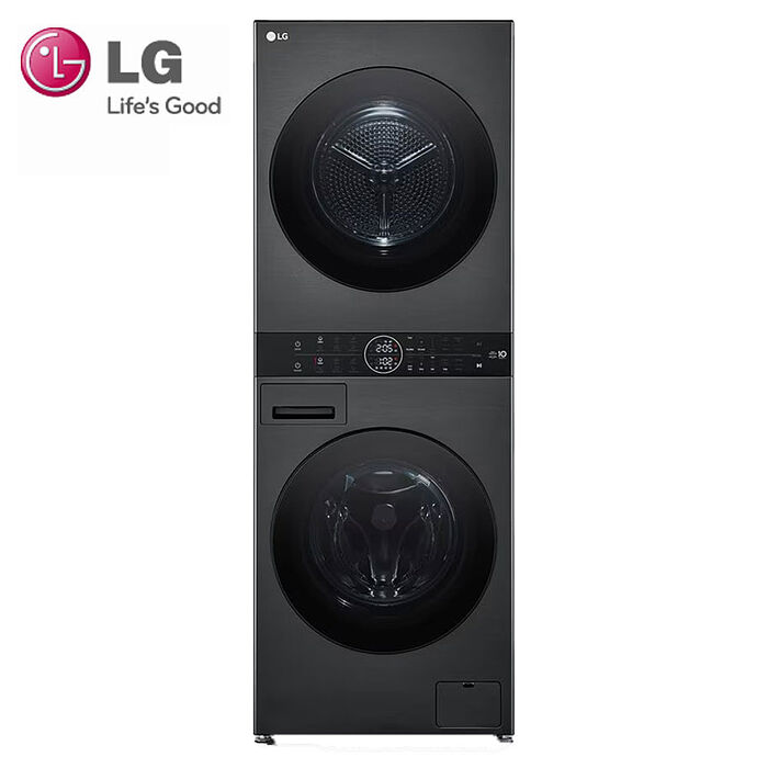 LG WashTower洗衣13公斤+乾衣10公斤AI智控洗乾衣機WD-S1310B【智慧聯網】
