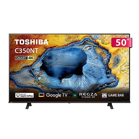 東芝 50吋4K GoogleTV液晶顯示器 50C350NT【智慧家庭】(送基本安裝)