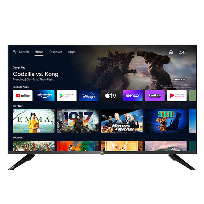 JVC 43吋Google認證4K HDR連網液晶顯示器(43M4K)送基本安裝【智慧家庭】