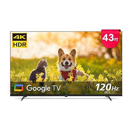 飛利浦 43吋4K GoogleTV液晶顯示器 43PUH7630 (無安裝) 【智慧家庭】
