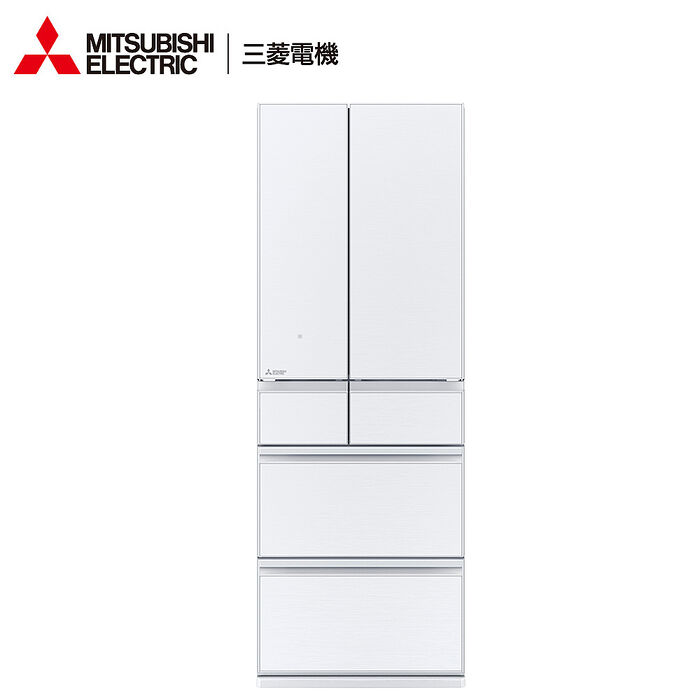三菱607公升日本原裝變頻六門電冰箱MR-WZ61K-W星光白