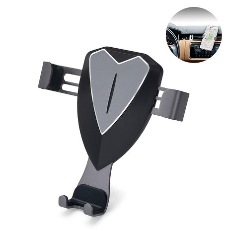 E-books N58 盾型重力聯動冷氣孔手機車架_搶購