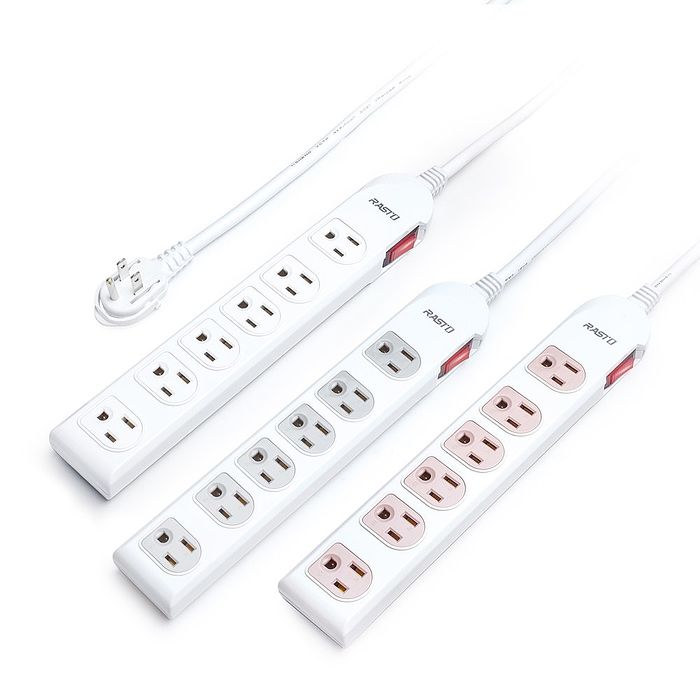 【台灣製造】RASTO FE3 一開六插三孔延長線 1.8M(活動)
