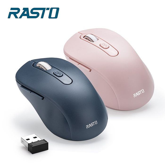 【限時免運】RASTO RM13 六鍵式超靜音無線滑鼠(活動)