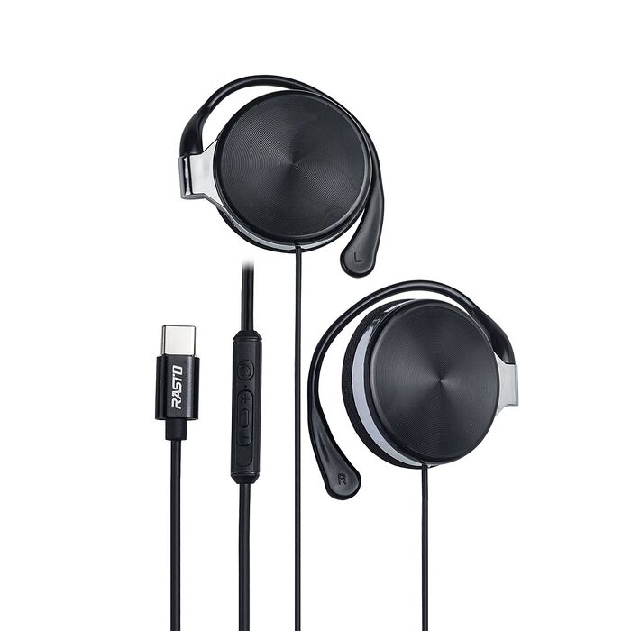 RASTO RS42 鋁合金經典Type-C耳掛式耳機_搶購