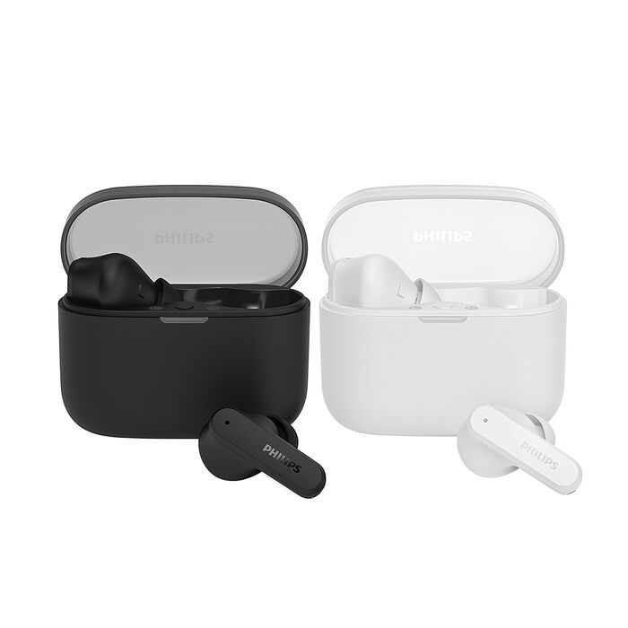 PHILIPS AI降噪4麥克風強化低音藍牙耳機-TAT2000
