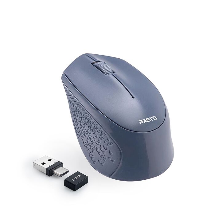 RASTO RM33 雙介面Type C +USB無線滑鼠(活動)