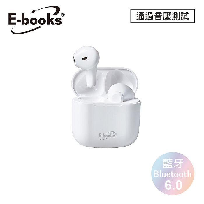 E-books SS73 藍牙6.0真無線經典款耳機