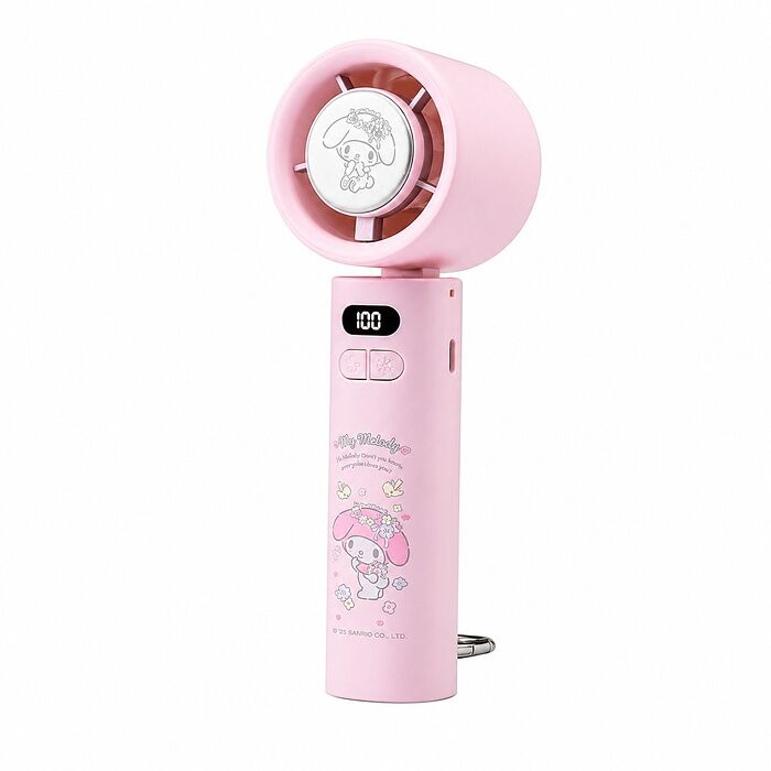 【三麗鷗】美樂蒂My Melody100段製冷摺疊頸掛手持風扇