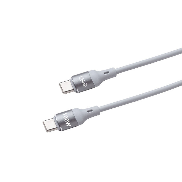 E-books XA76 鋁製Type C to C 100W 快速充電傳輸線-1.5M_台灣製