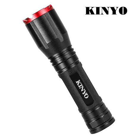 【KINYO】LED外接式充電手電筒LED-507