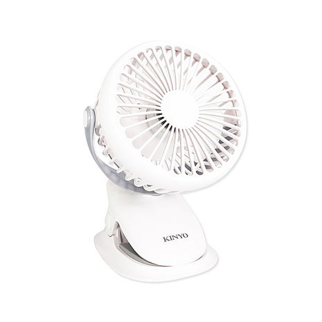 KINYO USB充電式可夾可立兩用風扇(UF-168)