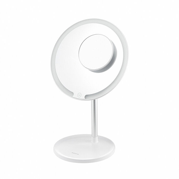 KINYO USB充電式LED磁吸式兩用化妝鏡(BM-089)