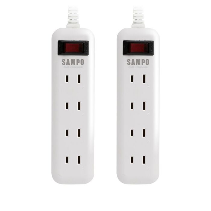 SAMPO 一開四插轉接電源線組 EL-W14T6 【買一送一】(特賣)