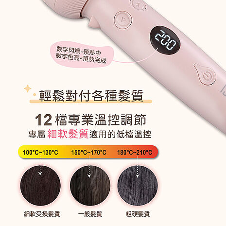 ISITO 負離子自動捲髮造型器 IS-24E01DH