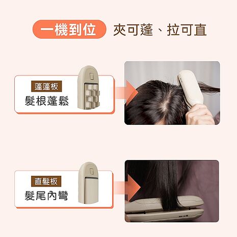 ISITO 蓬蓬直髮翻轉兩用夾 IS-24E02DH