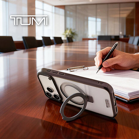 TUMI 透明金屬支架MAGSAFE手機殼 iPhone 17系列