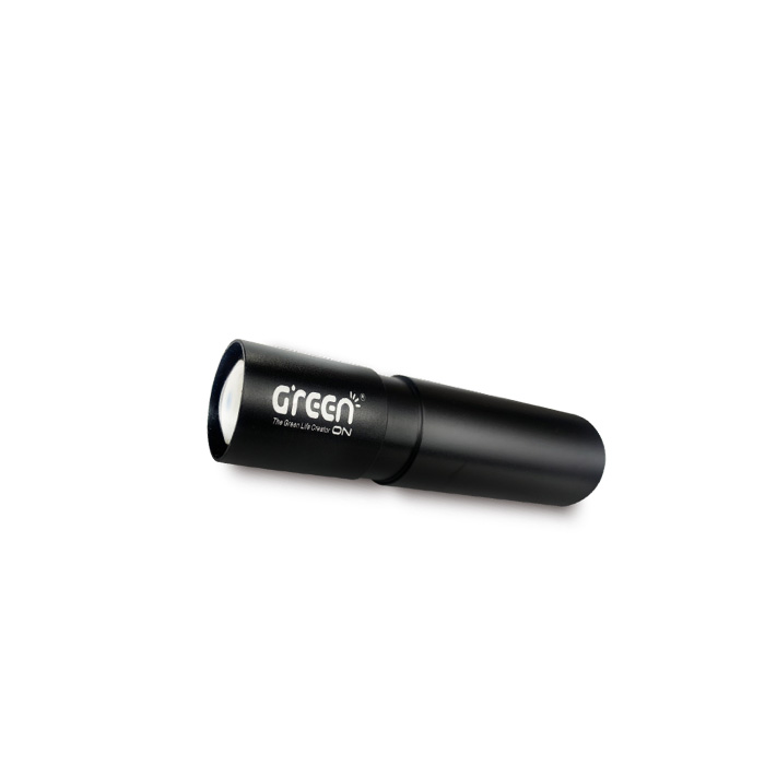 GREENON 迷你強光USB變焦手電筒 2入組 GU02 三段亮度 伸縮變焦(APP搶購)