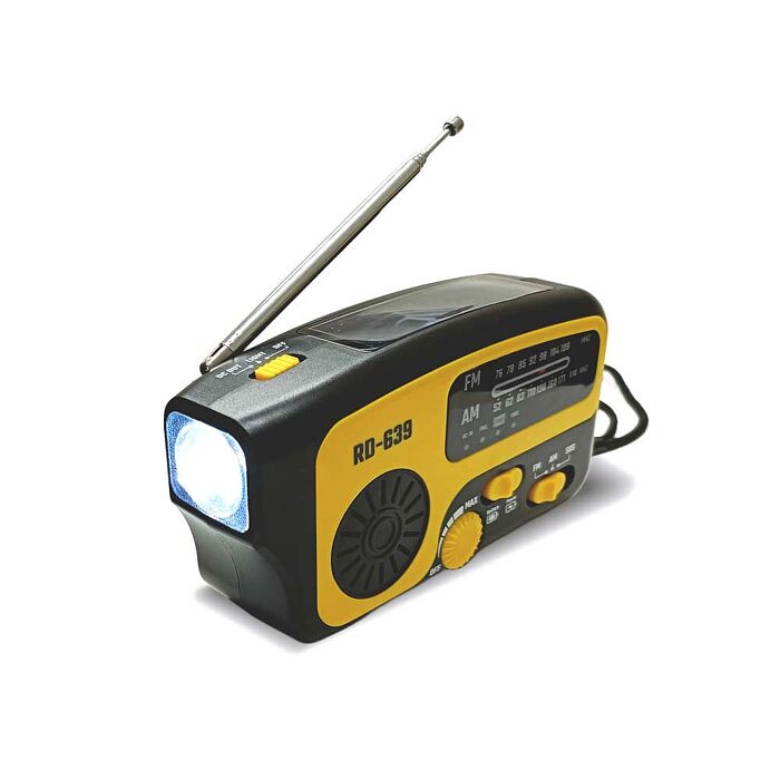 LED防災用多功能手搖充電式手電筒 (RD639) 手轉發電 緊急照明 防災包 居家安全