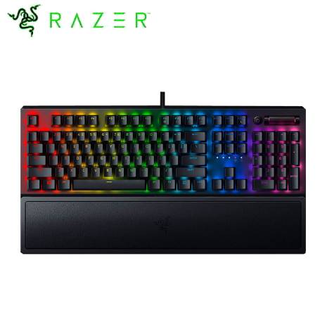 Razer 雷蛇 BlackWidow V3 黑寡婦蜘幻彩版電競鍵盤-黃軸(RZ03-03542200-R3T1)