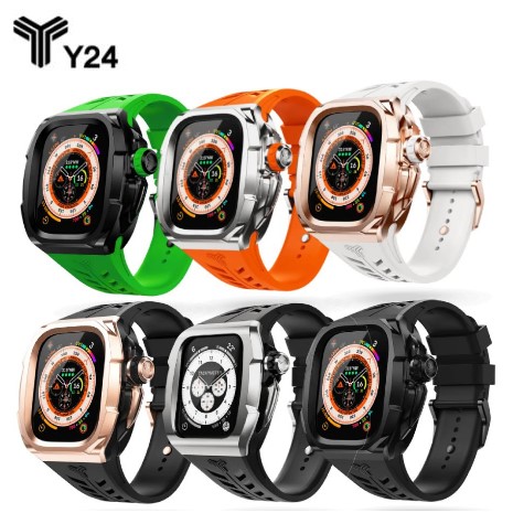 【Y24】Apple Watch Ultra 49mm 不鏽鋼防水保護殼
