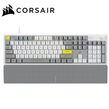 CORSAIR 海盜船 K70 CORE SE RGB 機械式鍵盤 CS 紅軸 白色 中文