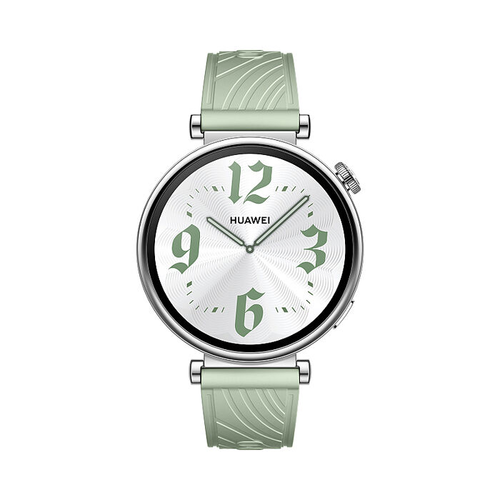 HUAWEI Watch GT4 41mm 活力款-草木綠(綠色氟橡膠錶帶)