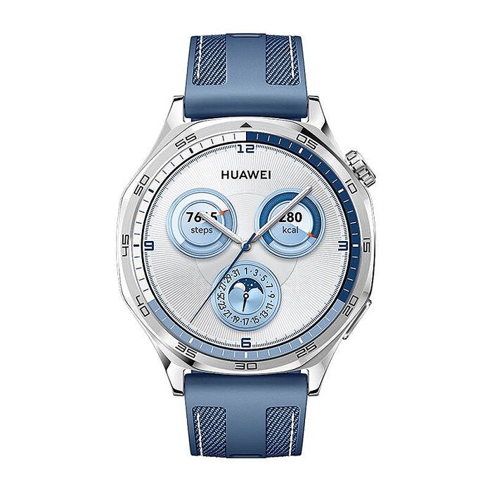 HUAWEI 華為 WATCH GT5 46mm 托帕藍 (藍色複合編織錶帶)