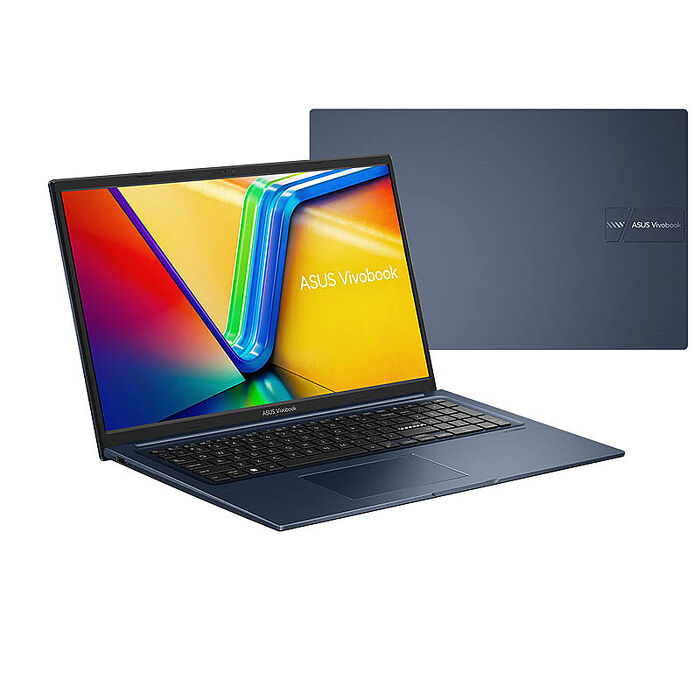 ASUS Vivobook 17 X1704VA-0061B1334U 午夜藍 17.3吋筆電 (i5-1334U/8G+8G/512G PCIe/17.3 FHD/W11)