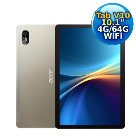 Acer Iconia Tab V10 10.1吋 WI-FI 平板電腦 (4GB/64GB) 香檳金