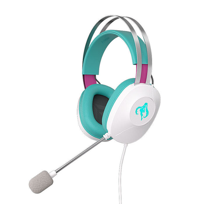 【預購】【ASUS TUF Gaming X 初音未來 聯名】ASUS TUF Gaming H1 Gen II Hatsune Miku Edition 有線電競耳機