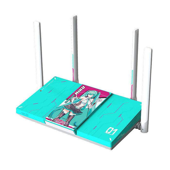 ASUS 華碩 初音聯名款 RT-BE3600M HATSUNE MIKU EDITION 路由器