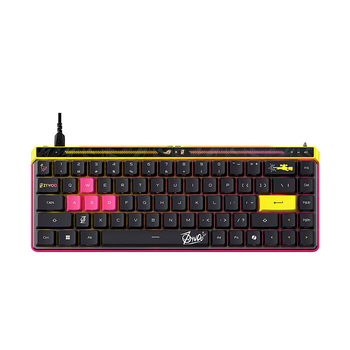 華碩 ROG Falchion Ace HFX ZywOo Edition 磁軸電競鍵盤