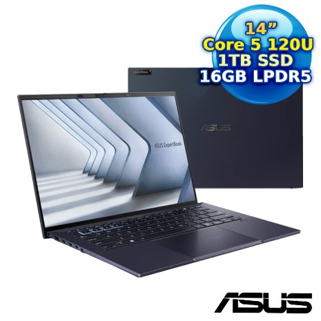 ASUS ExpertBook B9 B9403CVAR-3881A120U 14吋商用筆電 (Core 5 120U/16G/1TB/14 OLED/Win11 Pro)