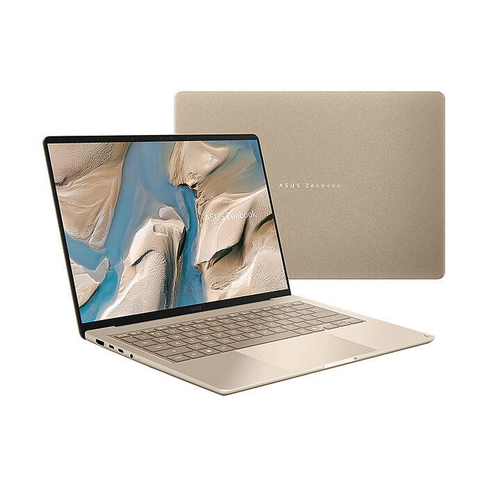 ASUS Zenbook 14 UX3480QA-0112D26100 沙暮金(Snapdragon X1 26 100/16G/512G PCIe/14 OLED/W11)
