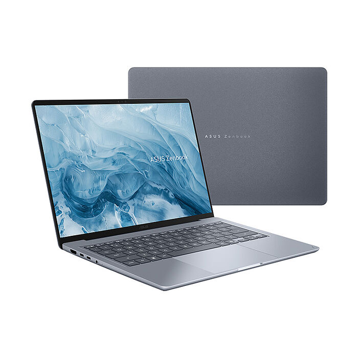 ASUS Zenbook 14 UX3480QA-0022B26100 極地藍 14吋筆電(Snapdragon X1 26 100/16G/512G PCIe/14 OLED/W11)