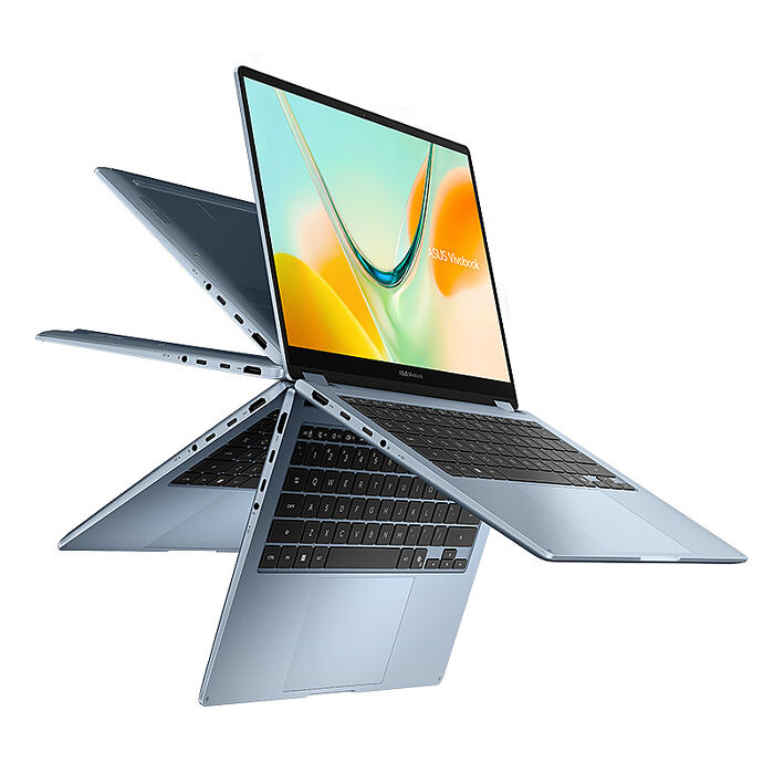 ASUS Vivobook S Flip TP5408QA-0033B26100 14吋翻轉筆電 率性藍(X1 26 100/16G/512G PCIe/14 OLED/W11)