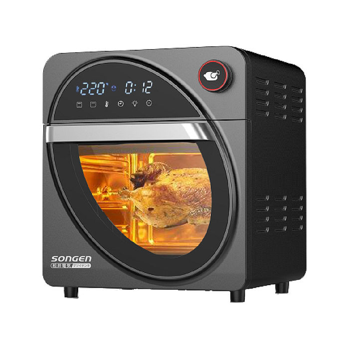 SONGEN松井 14L可旋轉氣炸鍋烘烤爐/氣炸烤箱(SG-1420AF)
