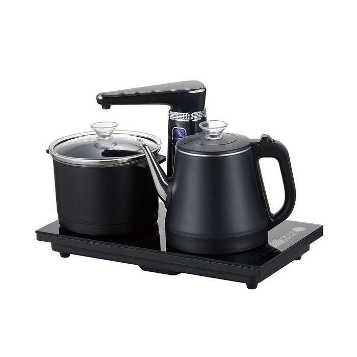 SONGEN松井 雙享泡自動補水品茗泡茶機/快煮壺/電水壺/茶具組(SG-1372加贈PC食品級淨水桶)
