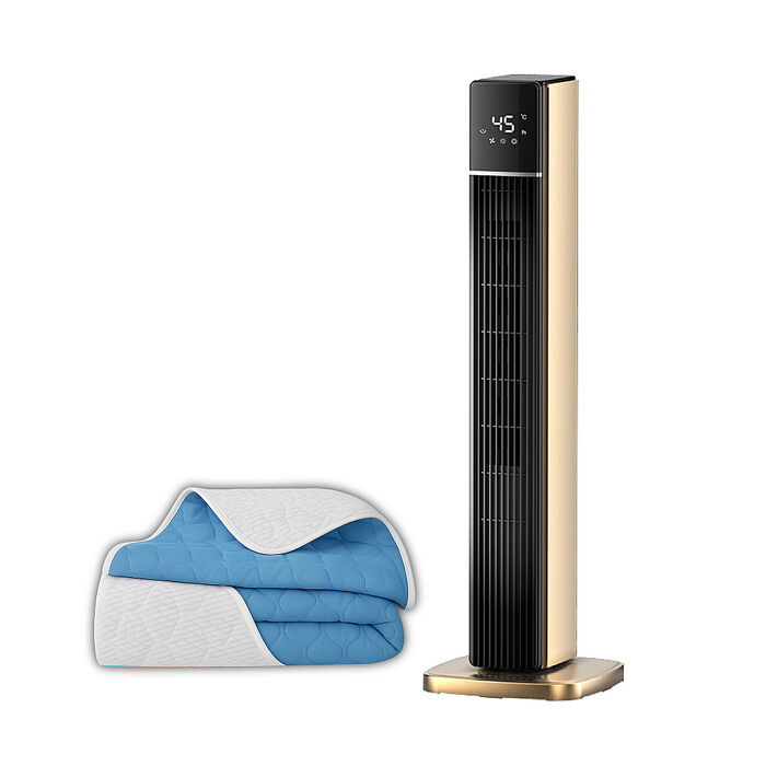 TECO東元 石墨烯PTC陶瓷智能溫控電暖器/暖氣機(XYFYN3003CBG+石墨烯機能被)