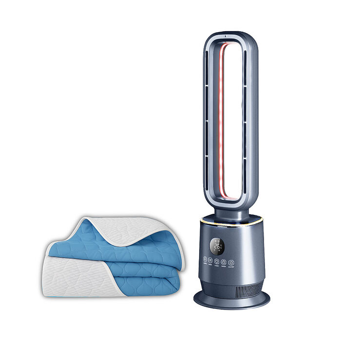 TECO東元 無葉式PTC陶瓷溫控暖氣機/電暖器/電暖爐(XYFYN3009CBB+機能被)